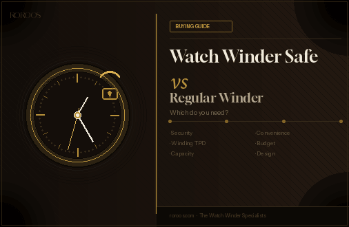 Watch Winder Safe vs Regular Watch Winder: Which Do You Need?