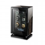 Best 6 Watch Winder for Breitling in Striped Ebony Wood