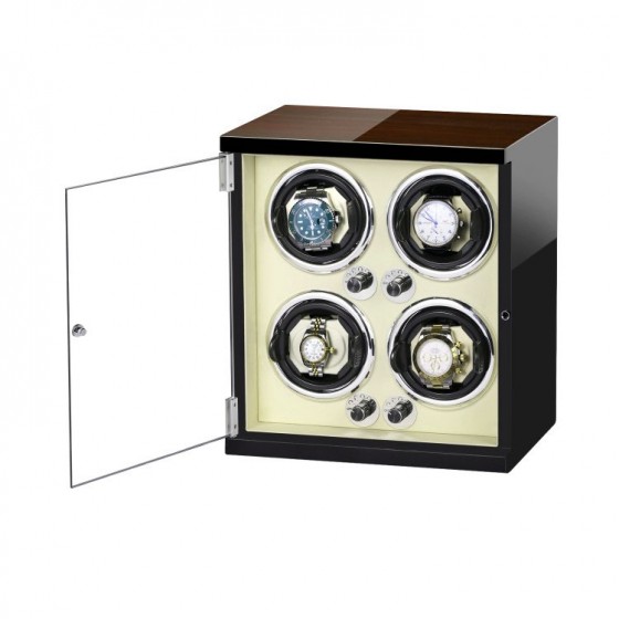 Space-Saving Vertical Quad Watch Winder for 4 Automatic Watches – Roroos Australia