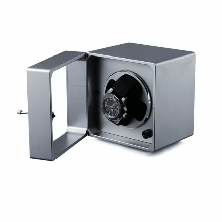 Cyberwinder Single Metal Automatic Watch Winder Rolex - Dark Grey Overview