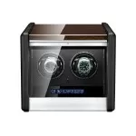 2 Watch Winder in Walnut Wood with Piano Lacquer - Z-Style 