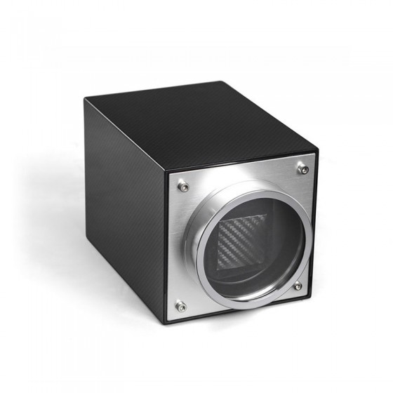 Remontoir de montre simple en fibre de carbone et aluminium