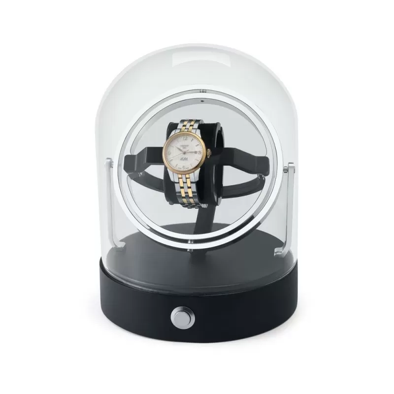 Roroos Perseus Gyro Uhrenbeweger Silber – 3-Achsen-Rotation mit montierter Automatikuhr