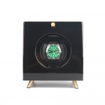 Wooden Retro Single Rolex Watch Winder - Black