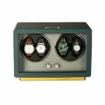 Roroos Green Leather 4-Rolex Winder