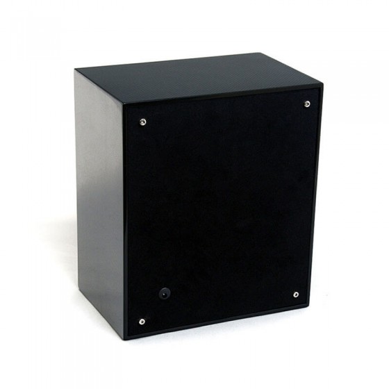 Quad Metal Watch Winder with Cover - Carbon Fiber