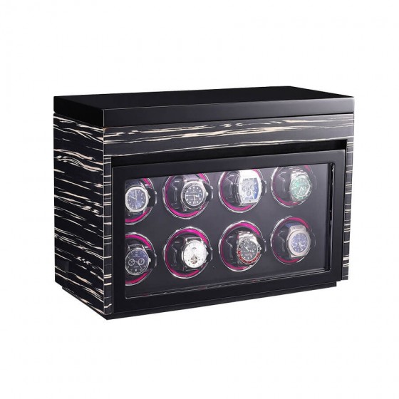 Vitrina automática para 8 posiciones de cuerda con iluminación integrada
