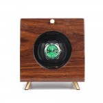 Remontoir pour montre simple Rolex en bois d’ébène