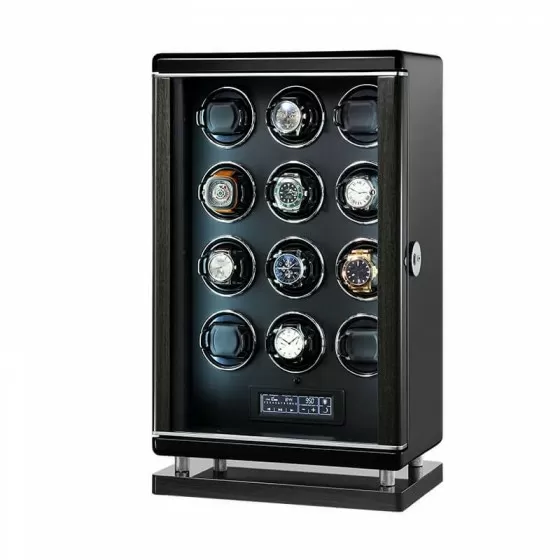 Pantalla táctil LCD del enrollador inteligente Roroos para 12 relojes — ajuste de TPD y rotación