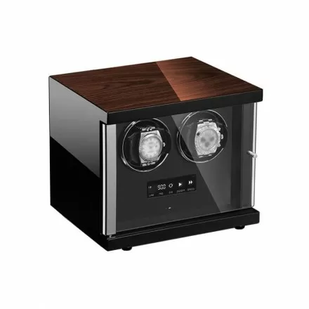 2-teiliger Uhrenbeweger mit Touch Control - Schwarzes Interieur Übersicht