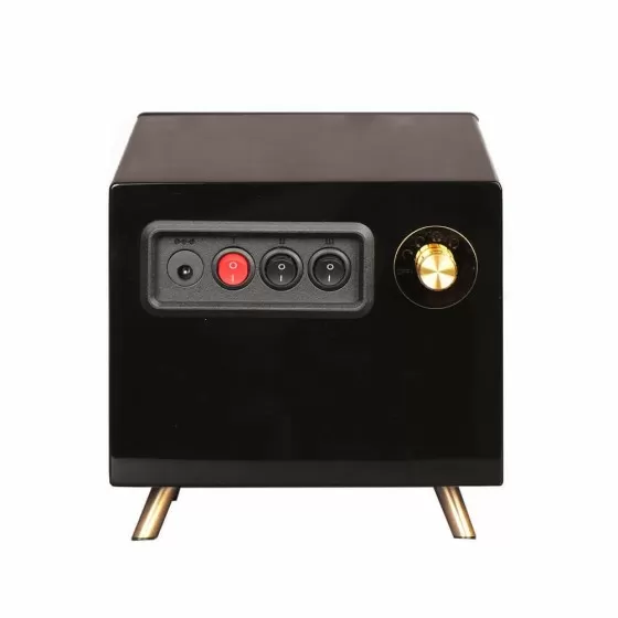 Wooden Retro Single Rolex Watch Winder - back view
