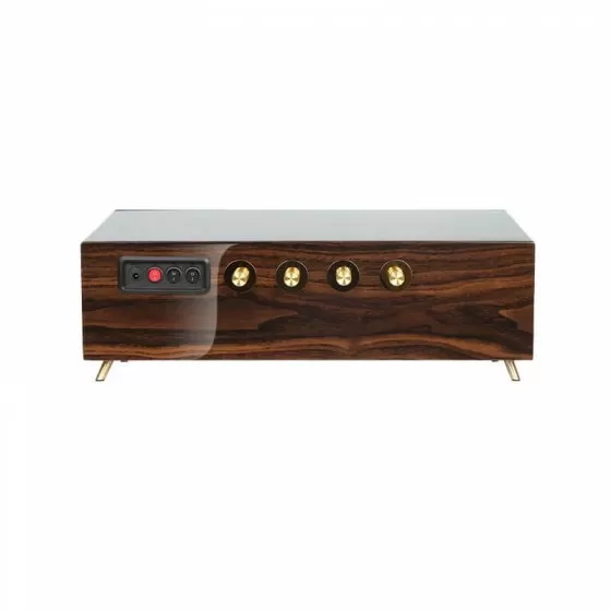Rolex Watch Winder With Solid Wood for 4 watches back view