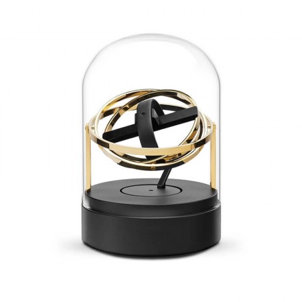 Astronomy gyroscopic watch winder in gold with planet orbit design – Roroos Overview