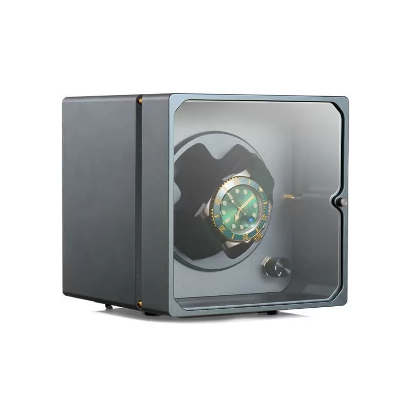 Avvolgitori per orologi singoli in metallo-Grigio scuro-Cyberwinder