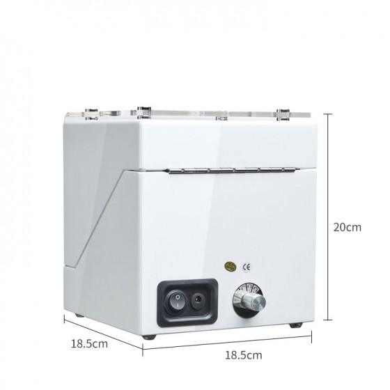 Rotating Watch Box for 2 Automatic Watches - White