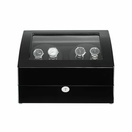 Rolex Uhrenbeweger Box für 10 Automatikuhren - Schwarz