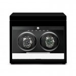 2 Watch Winder in Black with Extra Storage Area