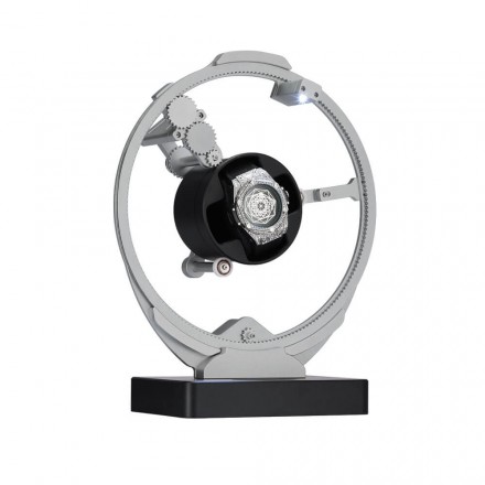 Roroos Planetary Gear Orbit Watch Winder in dark grey – gyroscope automatic watch winder Overview