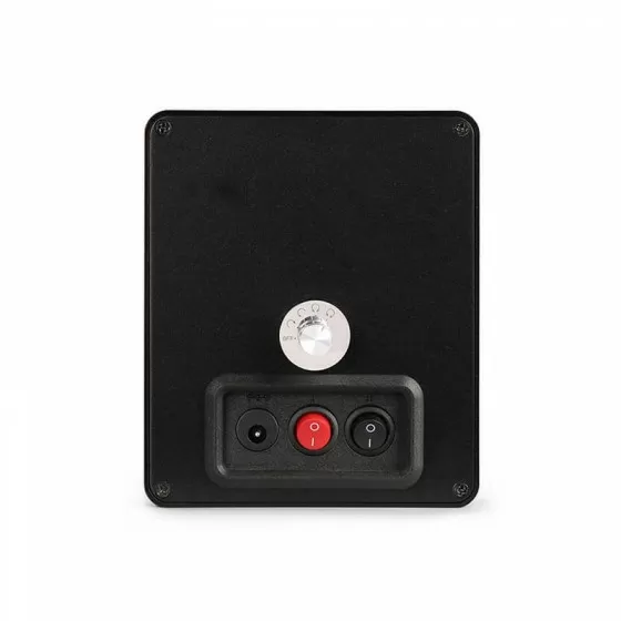 Vitrina enrollable de metal para un solo reloj - Negro