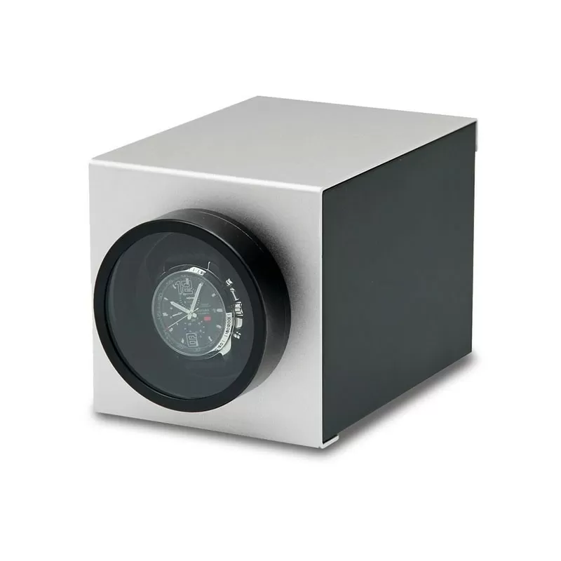 Single Watch Winder in Aluminum Alloy - Silver