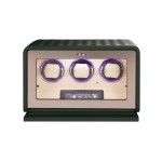 Rolex 3-Watch Winder with Green Leather