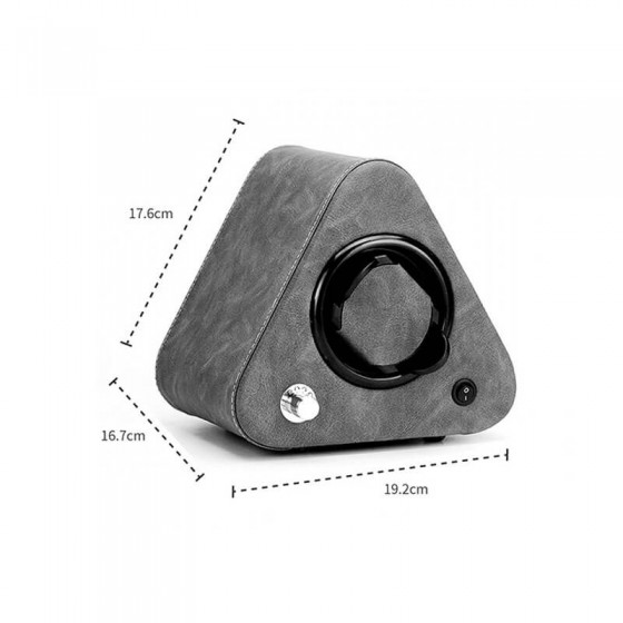 Leather Triangle Single Mini Watch Winder