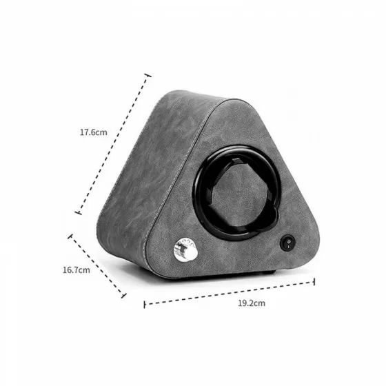Leather Triangle Single Mini Watch Winder