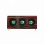 Solid Wood Automatic Watch Winder Box for 3 Watches