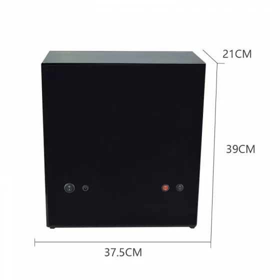 Automatische 6 Uhrenbewegerbox mit LCD-Touchscreen im schwarzen Innenraum Zum Überraschungsgeschenk