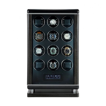 oroos 12-slot wooden smart watch winder — large collection automatic watch winder cabinet