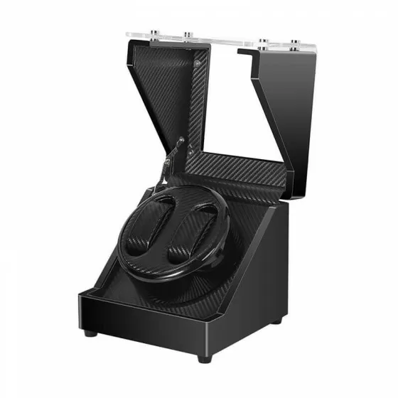 Best Acrylic Double Watch Winder - Black