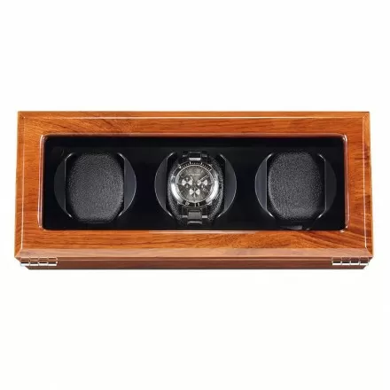Remontoir tripler montre fait main - Palissandre