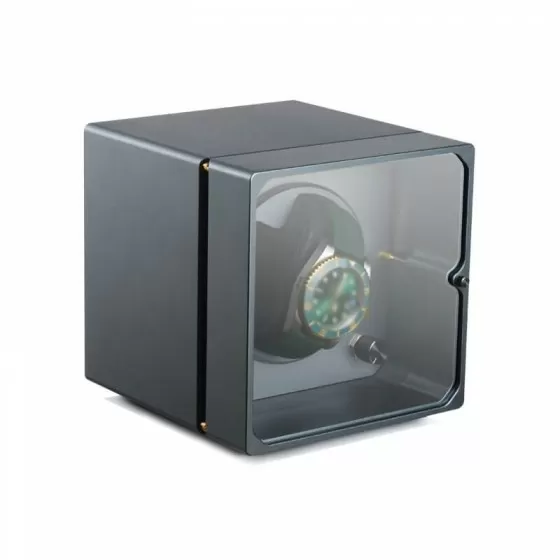 Cyberwinder Single Metal Automatic Watch Winder Rolex - Dark Grey