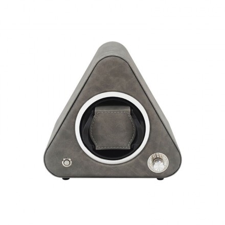 Remontoir de montre simple triangle en cuir Vue d'ensemble