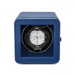 Phantom Blue Leather Single Watch Winder Box