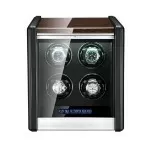 4 Watch Winder in Walnut Wood with Piano Lacquer - Z-Style