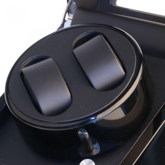 Roroos Black PU Leather Watch Pillow for Watch Winder Jewelry Box