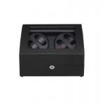 4 Watch Winder Box With 6 Watch Storages - Carbon Fiber Style