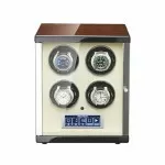 Remontoir intelligent 4 montres haut de gamme avec verrouillage par empreinte digitale