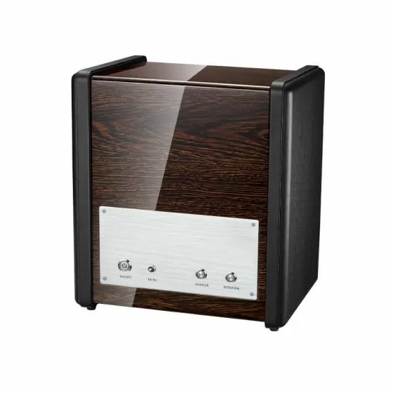 2 Watch Winder in Walnut Wood with Piano Lacquer - Z-Style