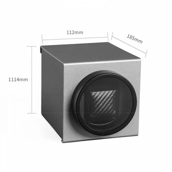 Single Watch Winder in Aluminum Alloy - Silver