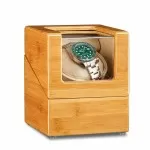 Single Roroos Watch Winder - Bamboo
