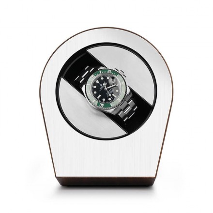 Single Self Winding Watch Winder with Walnut Wood Overview