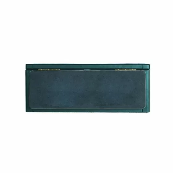 Remontoir 4 montres Roroos cuir vert posé sur bureau de collectionneur