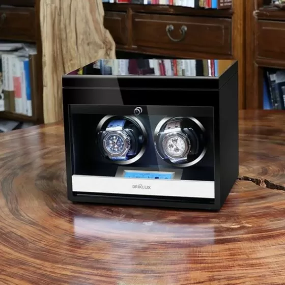 Roroos double watch winder LCD touch screen panel – TPD settings and rotation control