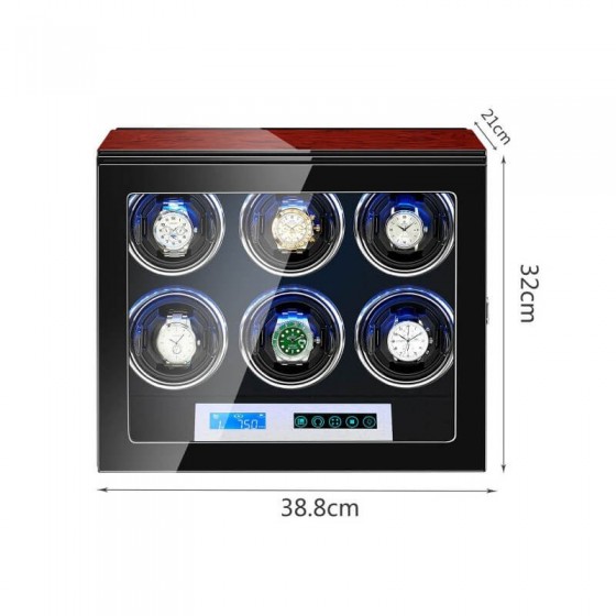 Remontoir de montre chaud pour Breitling avec écran tactile LCD pour 6 montres automatiques