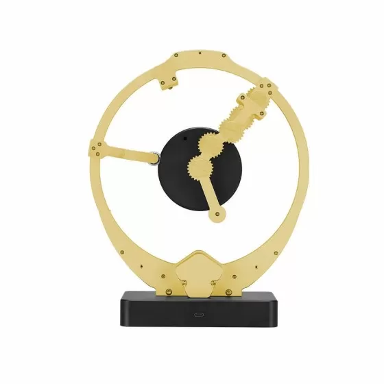 Luxury automatic watch mounted in Roroos gold orbital winder – Rolex compatible Australia