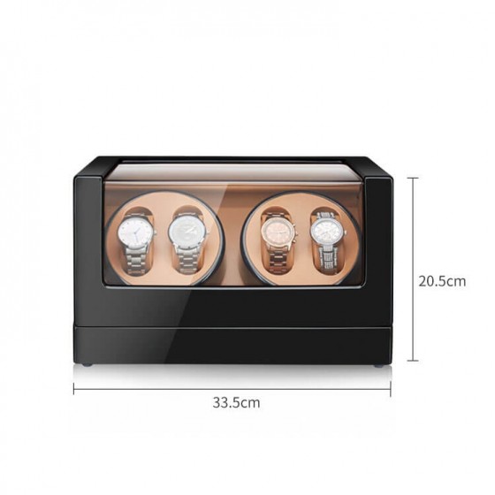 Enrollador para 4 relojes automáticos Roroos – lateral mostrando panel de control