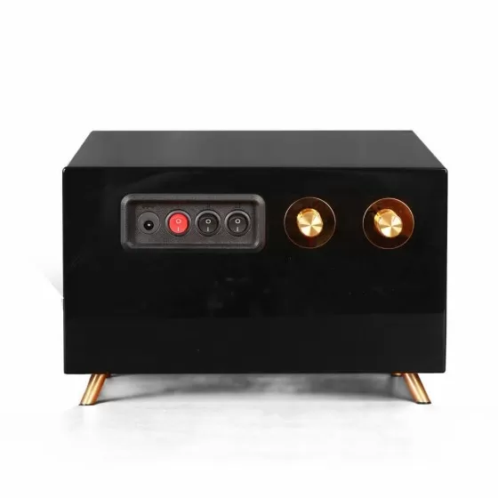 Black Vintage Watch Winder Box for 2 Watches