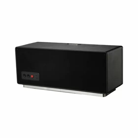 Black Leather Watch Winder Case for 4 Watches - back view